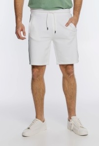 Męskie szorty dresowe z lampasami