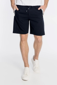 Granatowe szorty dresowe z kieszeniami