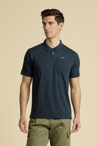 Bawełniano-lniana koszulka polo