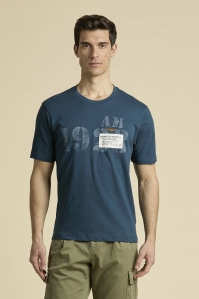 T-shirt z nadrukiem w stylu vintage