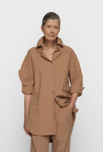 Damska długa koszula Relaxed Fit