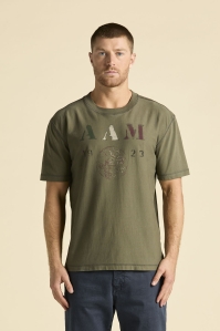 Męski bawełniany t-shirt z nadrukiem